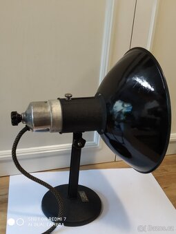 Stará starožitná industriální lampa funkcionalismus - 7