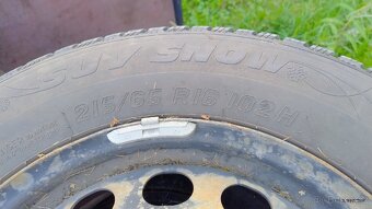 Pneu+ disky  kola 215/65 R16 zimní, SUV , 4x4 - 7