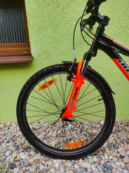 Značkové kolo Author A-MATRIX 24" (černá/oranžová) - 7