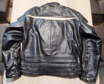 Kožená bunda s chrániči loktů a ramen vel. L - 7