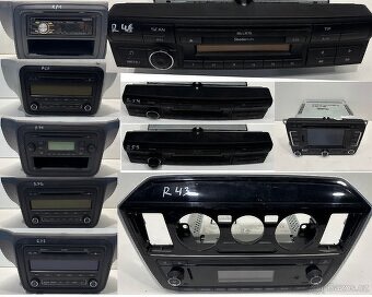 Autorádio Škoda,VW,Audi ORIGINAL,Čina (1DIN,2DIN) - 7