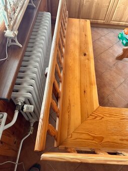 MASIVNÍ STŮL A LAVICE - 7