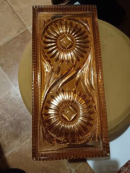 Starý skleněný tác - 7