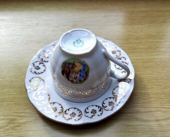 Luxusní porcelánová čajová souprava Bohemia Loučky - 7
