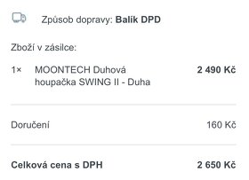 Dřevěná houpačka duhová Moontech SWING II - 7