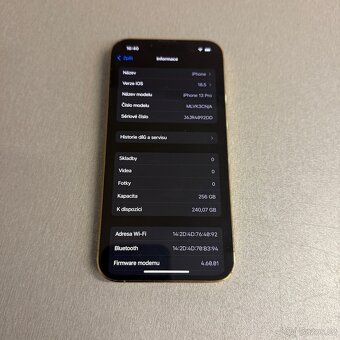 iPhone 13 Pro 256GB zlatý, bez škrábance, záruka rok - 7