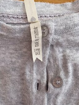 Rozpínací bavlněný svetr velikost 104 sada - 7