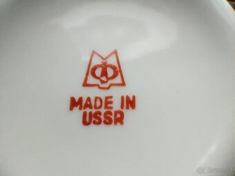 Souprava čajová- porcelán SSSR - 7