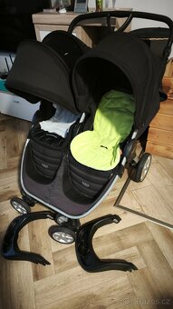 Dvojkocarek, sourozenecký Britax double - 7