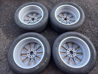 Prodám sadu Orig ALU kol Mercedes 225/55R17 letní - 7