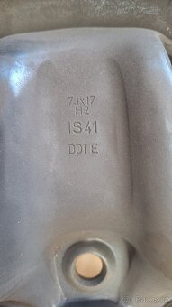 Sada disků Opel 17" 5x120 zimní pneu 225/50 R17 6-7mm - 7