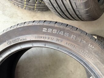 prodám letní pneumatiky 225/45/17 Dunlop a Continental - 7