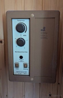 Luxusní finská sauna ve skvělém stavu - 7