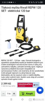 Vysokotlaký čistič rivall pro set samonasávací funkce - 7