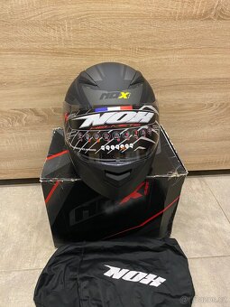 Výklopná helma na motorku NOX N965, vel. L - 7