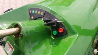 Dětský čtyřtaktní zahradní traktor s přívěsem 110ccm. zelený - 7