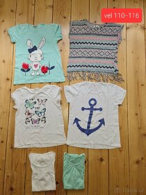 Vel 110-116 dívčí oblečení - 7