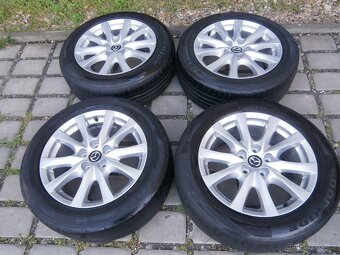 letní alu kola 5 x 114.3 225 55 17 originál mazda - 7