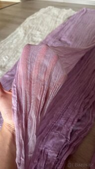Svatební dekorace přírodní a fialová svatba - 7
