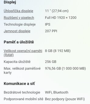 Xiaomi Redmi Pad SE 8GB/256GB zelený + obal - 7