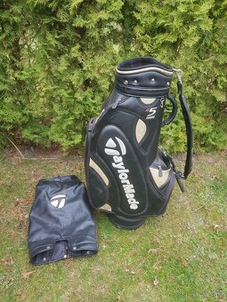 Golfový vozík 2×golf bag - 7
