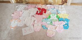 Dětské kojenecké (dívčí) oblečení 3-6 měsíc + 7ks plen - 7