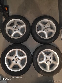 Sada kol R14 4×98 – Fiat, Lancia, Alfa + letní pneu Barum - 7
