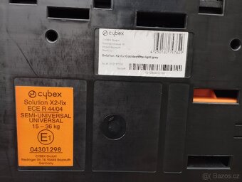 Autosedačka Cybex Solution X2-fix 15-36 kg - 7
