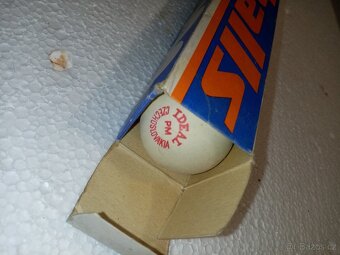 Retro ping pong pálka nepoužitá a míčky - 7