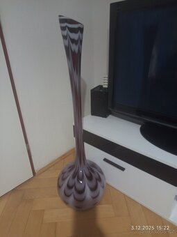 Váza od sklářů z Janstejna úplně nová bez známky používání - 7