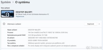 HP Zbook Firefly 840 G8 | i7, 32GB RAM, 256GB SSD - 7