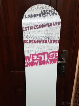 Prodám nový snowboard WESTIGE 155cm dlouhý. - 7