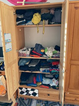 Dětský pokoj nábytek, skříň, borovice - 7