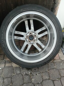 ALU kola R19 5x112, 245/40 letní pneu - 7
