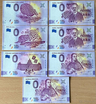 0€ bankovka bankovky Euro souvenir predaj, vymena - 7