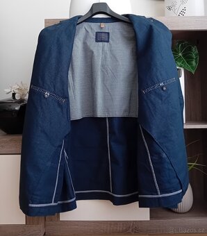 Calamar pánské sako vel. 3XL len + bavlna nové - 7