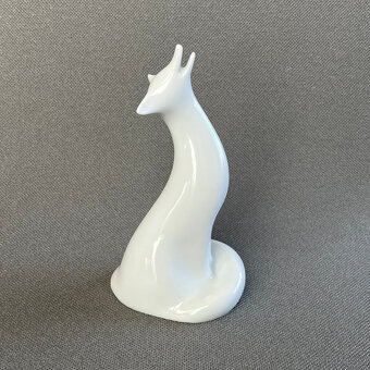 Soška Lišák 18.5 cm, Royal Dux, Jaroslav Ježek - 7