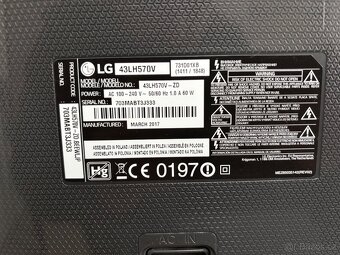 LG 43LH570V – 43” Full HD LED TV – super stav - 7