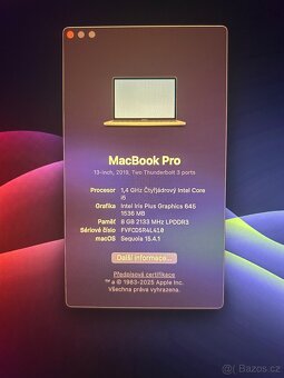 MacBook Pro 2019, 13", 2x Thunderbolt 3, vesmírně šedý - 7