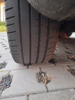 Alu disky 7J x 17 et43 rozteč 5x100 + pneu - 7