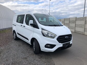 Ford tranzit custom 6místný r.v 2019 96kw klimatizace - 7