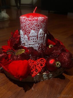 Svícny vánoční,adventní - 7