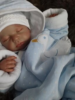 Modrý plyšový overal zn.Sardon - 7