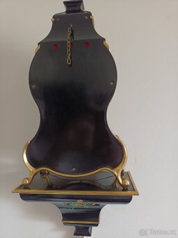 Hodiny Boulle,Saint Helene, starožitný krbové stolní hodiny - 7