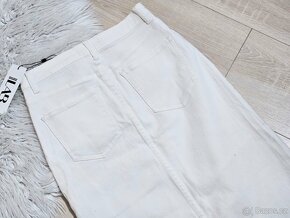 Džínová sukně bílá maxi sukně answear lab - 7