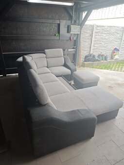 Rozkládací sedací souprava s úložným prostorem - 7