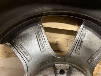 Alu Disky(sada) a zimni pneu BMW 5 225/55/17H continental - 7