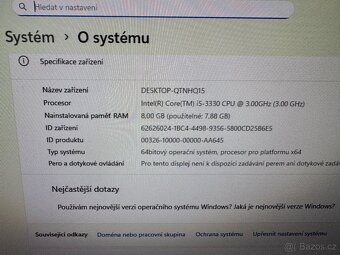 Stolní počítač Fujitsu - i5, SSD, Windows 11 - 7