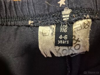 Pyžamo hvězdičky - flitry, vel. 110-116 - 7