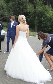 Prodám svatební šaty Pronovias Barroco - 7